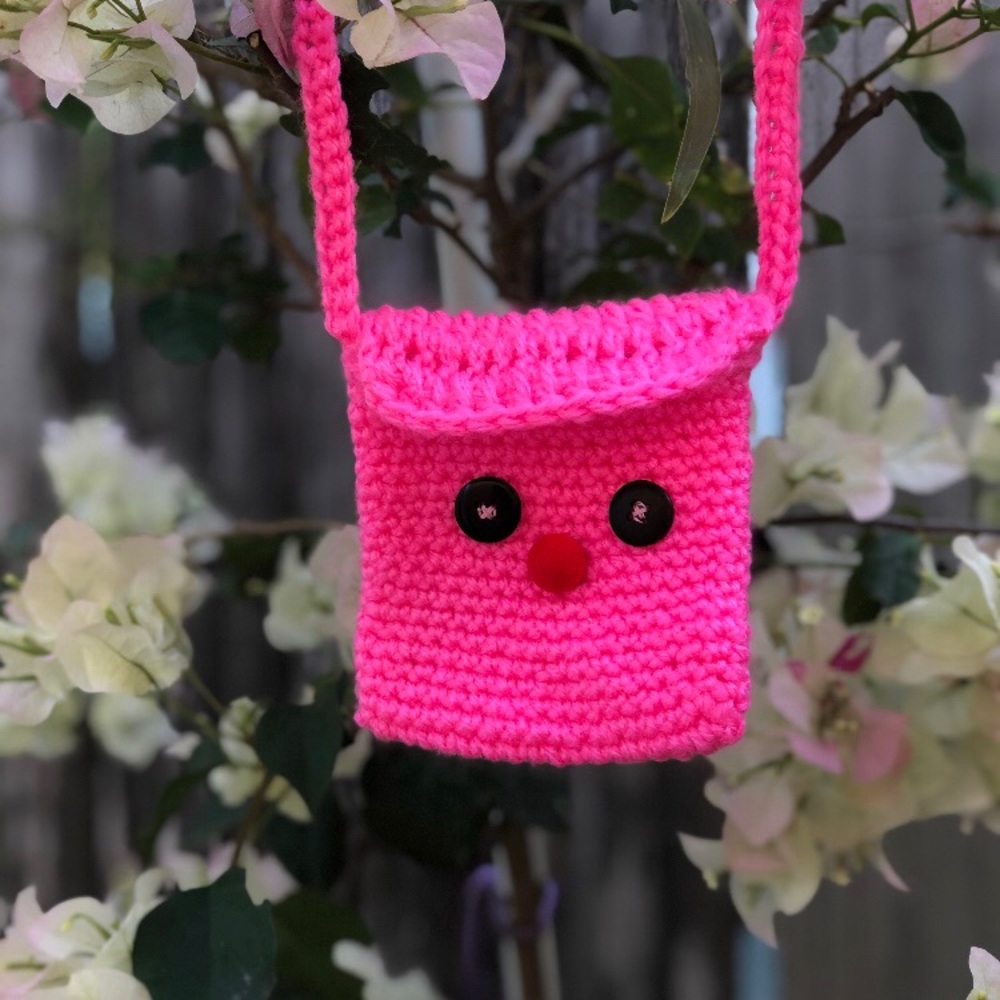 handmade knit bag for Kids 1-4 year old